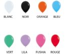 Lot de 10 ballons 30cm